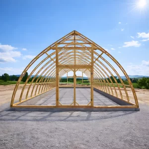 Ramme til drivhus TRE 700 (70-280m²)