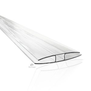 H Profil Plast - Klar (4-32mm)