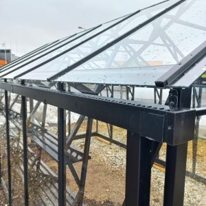 Takrenne system til Premium House Lux drivhus