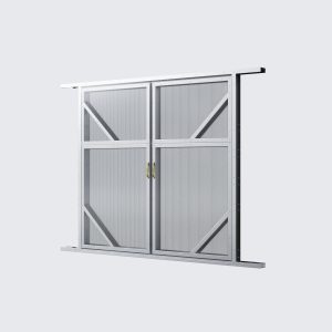 Dobbelt dør til drivhus MAKAN Klassisk (182 x 170 cm)