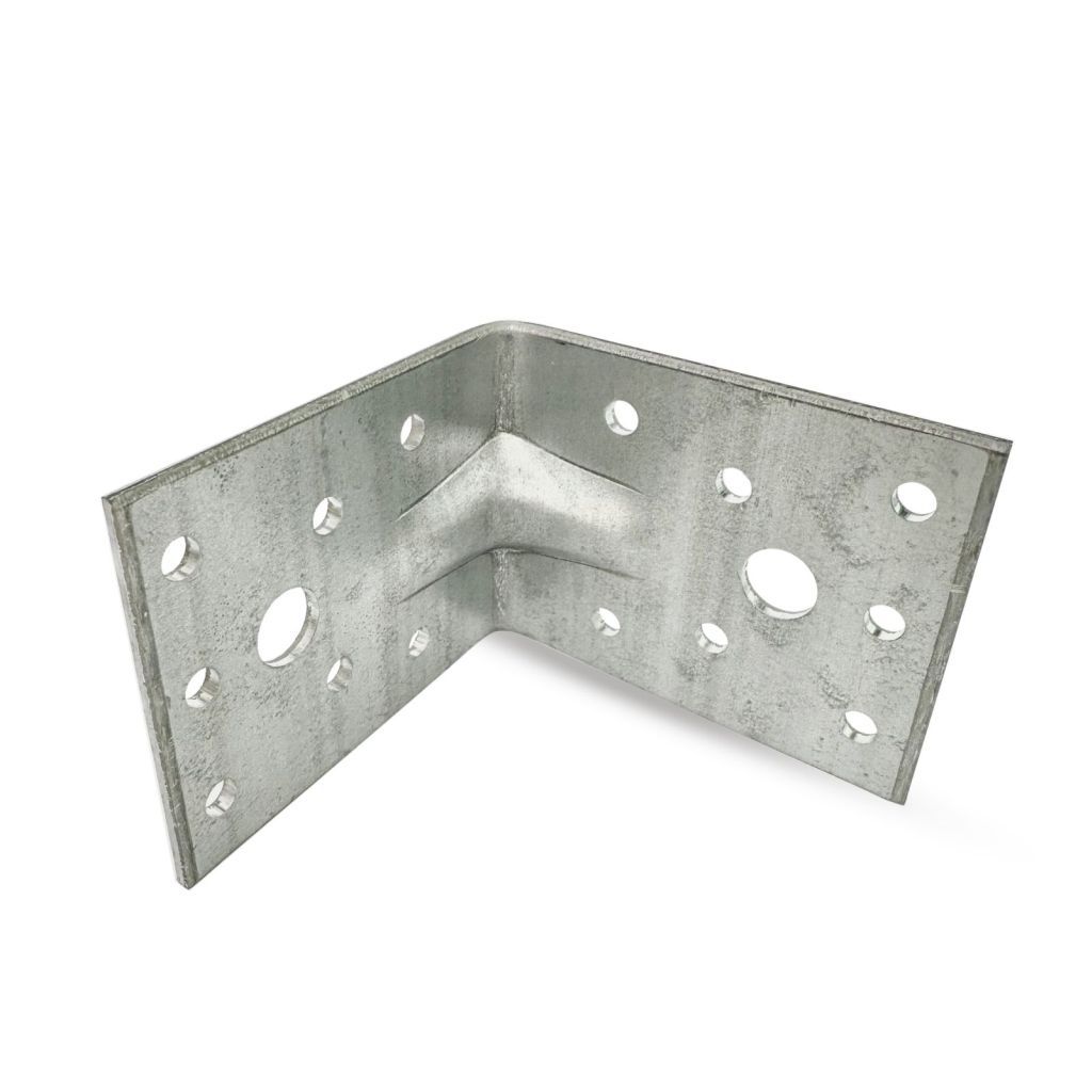 Forsterket Vinkelbeslag (70x70x55 mm)