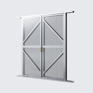 Dobbelt dør til drivhus MAKAN (182 x 210 cm)