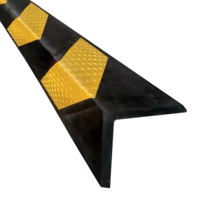 Gummi Hjørnebeskyttelse 100×100×1000 mm – Svart