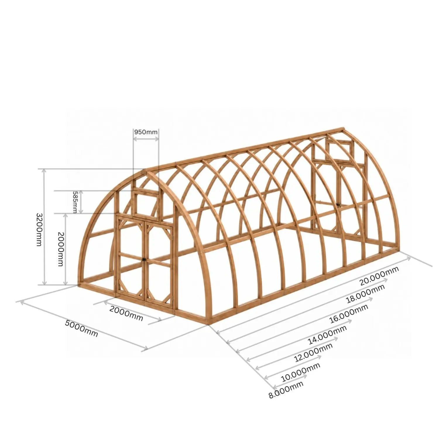 Drivhus Tre 500 (40-100m²) - Bilde 5