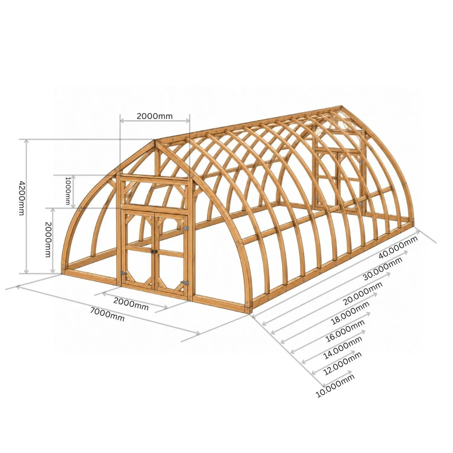 Drivhus Tre 700 (70-280m²) - Bilde 5