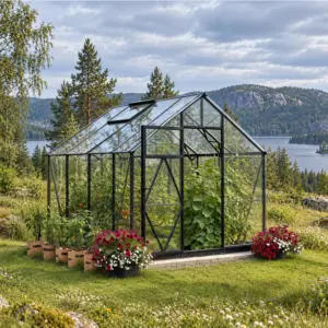 Svart Drivhus - Premium House LUX (8,2-33,2m²)