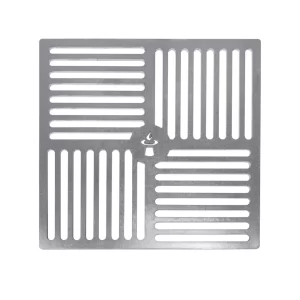Rustfritt stål grillrist Cube M