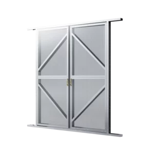 Dobbelt dør til drivhus Makan