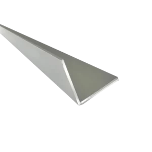 Aluminium L-profil - eloksert, sølv
