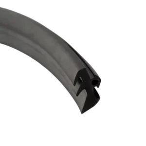 EPDM gummipakning for klemmeprofil - svart