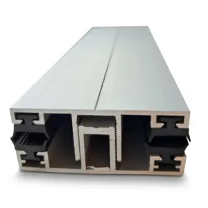 Aluminiumsprofilsett – eloksert, med gummipakninger, for polykarbonat- og glasstak