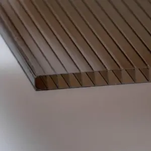 Kanalplast plater 8 mm Bronse – PolyPiù UV-beskyttet 1500 g/m²