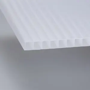 Kanalplast plater 6 mm Opal – PolyPiù UV-beskyttet 1300 g/m²